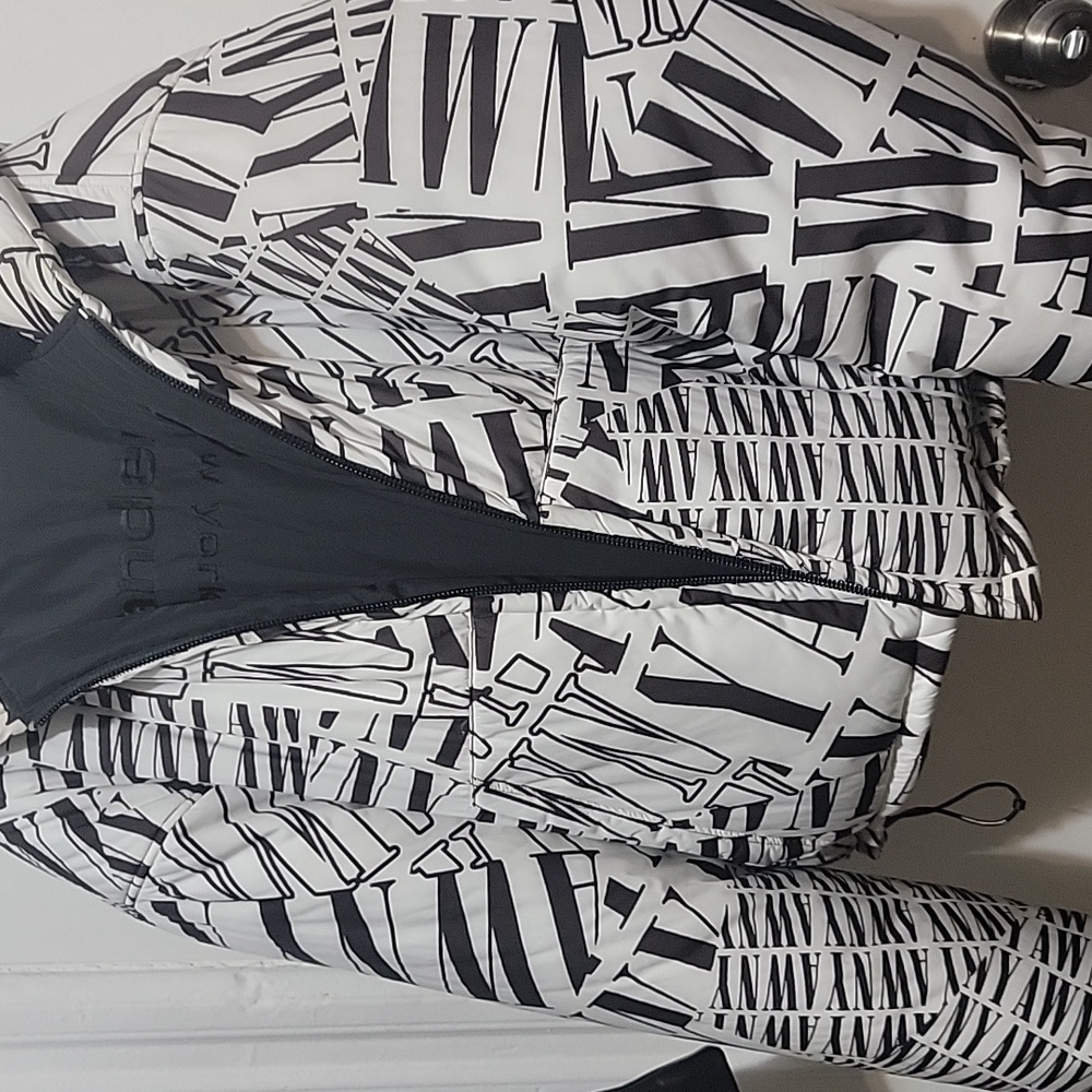 Black Alexander wang puffer jacket